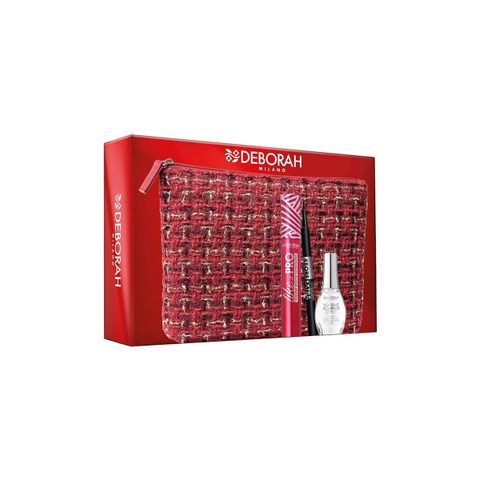 DEBORAH MILANO Pochette 08 сет маскара за трепки+туш за очи+гел лак за нокти