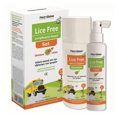 FREZYDERM Lice Free Сет против вошки, 2 x 125 мл