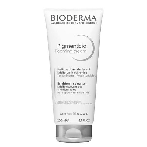 BIODERMA Pigmentbio Пенаст крем за миење лице и тело, 200 мл